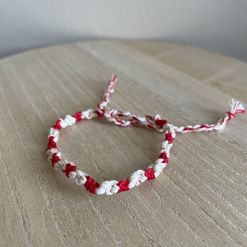 Meera Bracelet, anklet, trendy, comfortable, tie, embroidery thread, woven, gift
